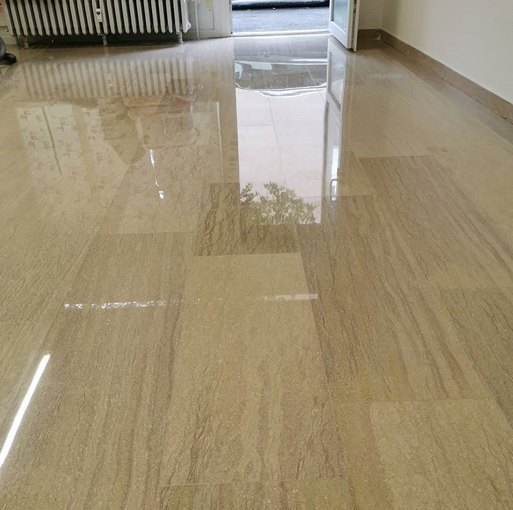 Window reflection on a polished stone floor from the Star Sab portfolio
